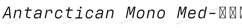 Antarctican Mono Med字体转换 Antarctican Mono Med字体转换